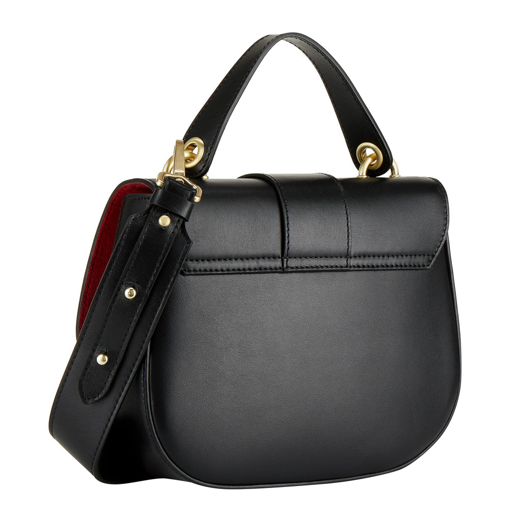 Ted 1942 Door Bag Crossbody, Black with Pink Door