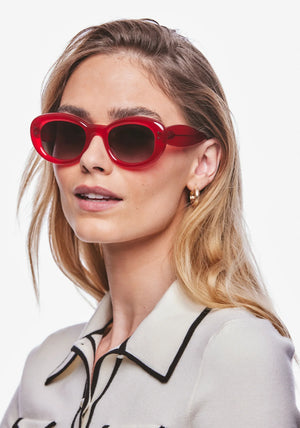 Krewe Margaret Cherry Sunglasses