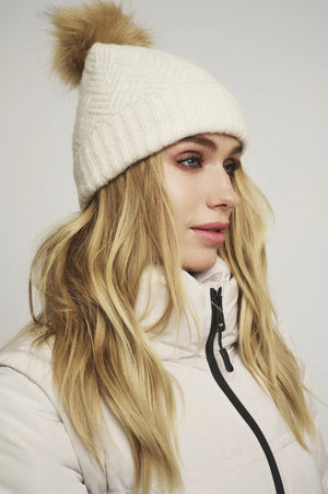 Rino & Pelle Marti Knitted Beanie with Pom-Pom