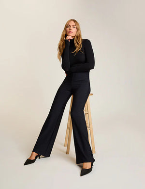 Commando Neoprene CEO Stripe Wide Leg Pant