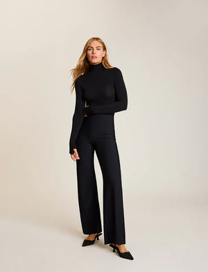 Commando Neoprene CEO Stripe Wide Leg Pant