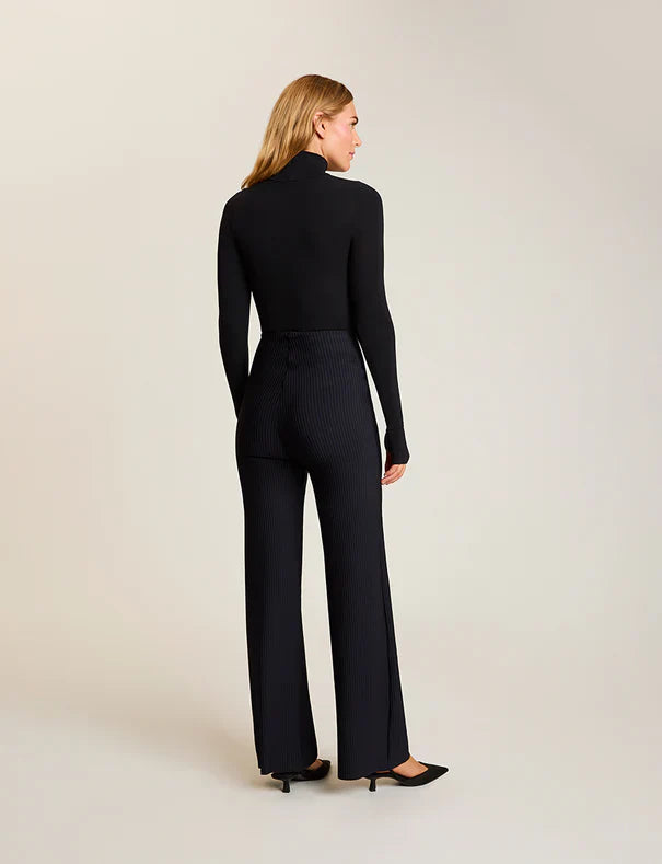 Commando Neoprene CEO Stripe Wide Leg Pant