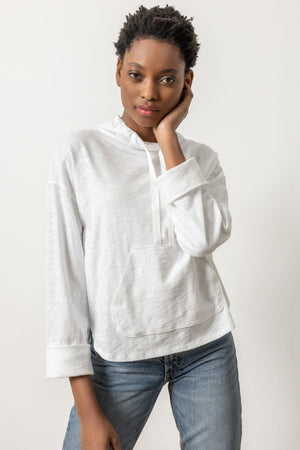 Lilla P Drawstring Neck Pullover