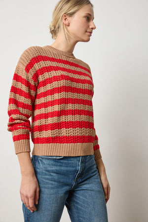Lilla P Stripe Stitch Sweater
