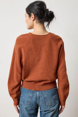 Lilla P Split Neck Raglan Pullover