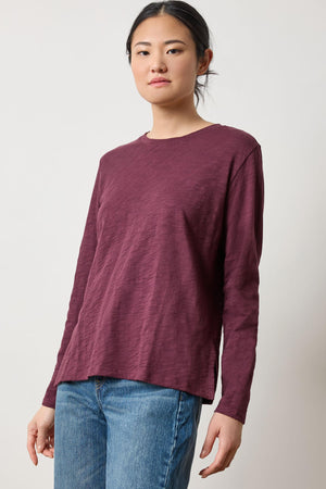 Lilla P Long Sleeve Boyfriend Tee