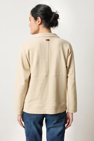 Lilla P Dolman Oversized Half Zip Top