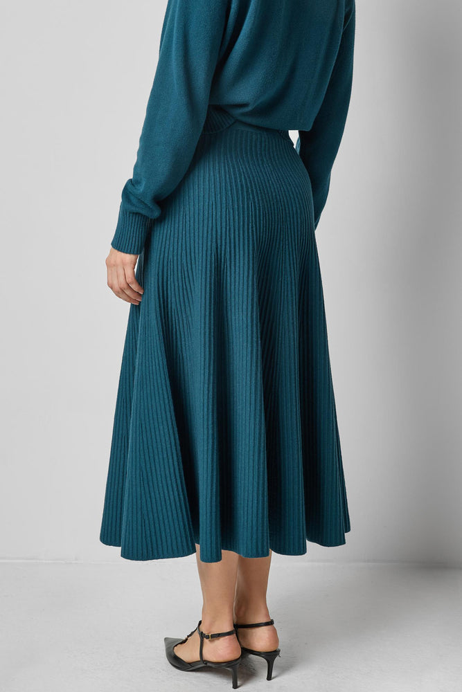 Lilla P Flared Knit Skirt