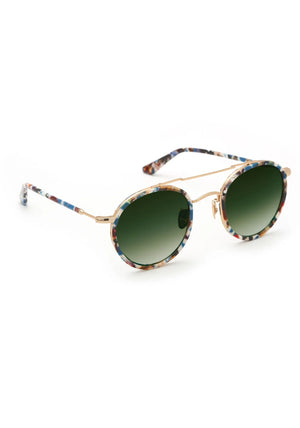 Krewe Porter 18k + Titanium Santorini Sunglasses