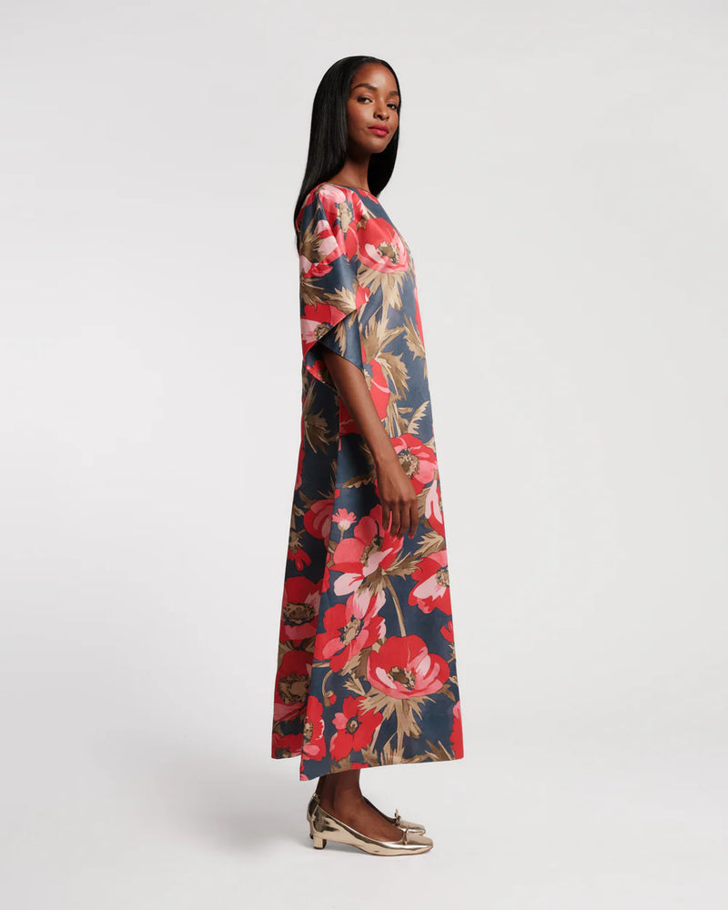 Frances Valentine Spinnaker Maxi Dress Paradise Poppy