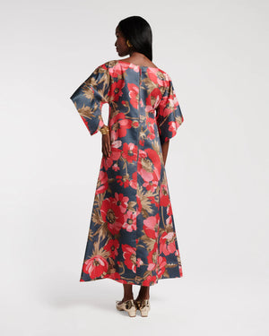 Frances Valentine Spinnaker Maxi Dress Paradise Poppy