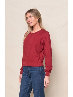 Stateside Supima Slub Jersey Raglan Sweatshirt Tee