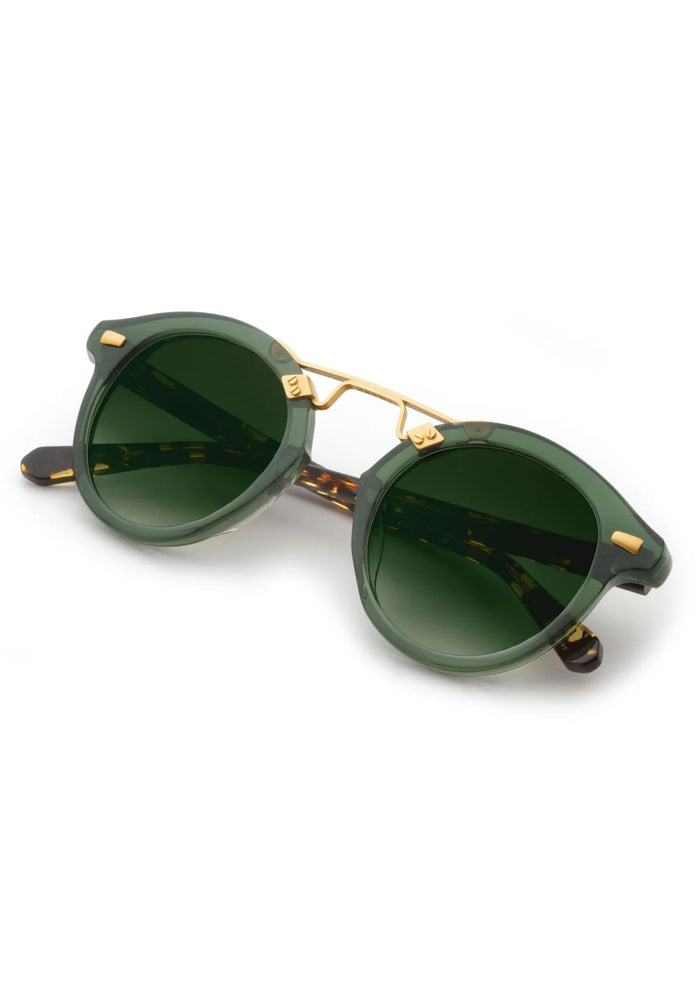 Krewe STL II Bottle Green + Zulu 24K Sunglasses