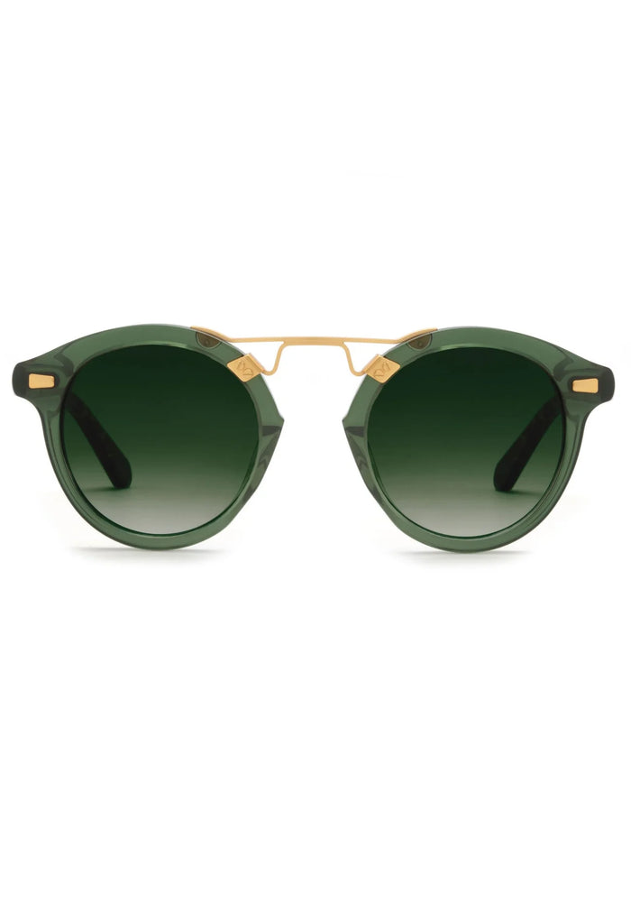 Krewe STL II Bottle Green + Zulu 24K Sunglasses