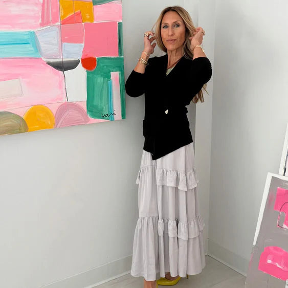 Kerri Rosenthal Jackie Cardigan, Black