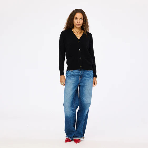 Kerri Rosenthal Jackie Cardigan, Black