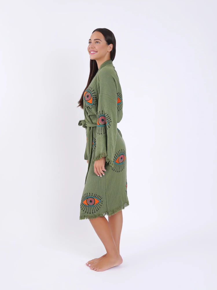 Dervis Eye Kimono, Available in 5 Colors