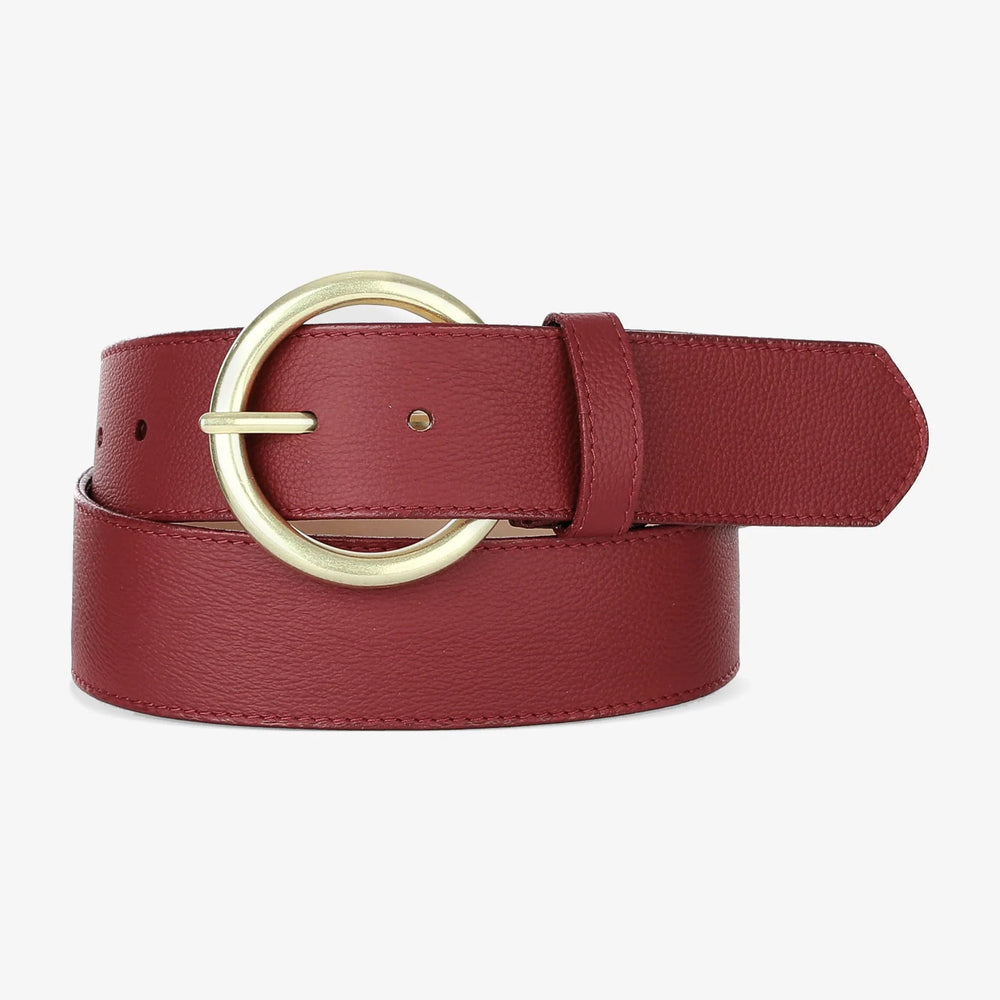 
            
                Load image into Gallery viewer, Brave Leather Vika Belt, Red
            
        