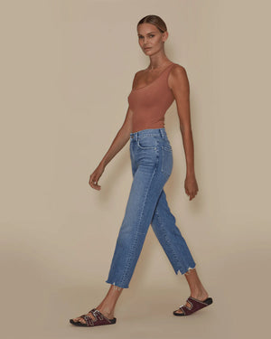 Le Jean Sabine Straight Crop Jeans