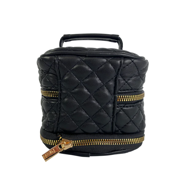 PurseN Weekender Jewelry Case, Timeless Quilted Black