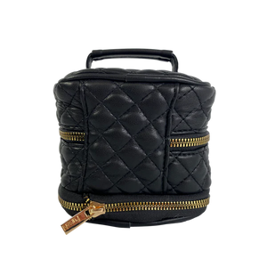 PurseN Weekender Jewelry Case, Timeless Quilted Black