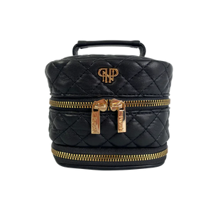 PurseN Weekender Jewelry Case, Timeless Quilted Black