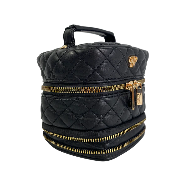 PurseN Weekender Jewelry Case, Timeless Quilted Black