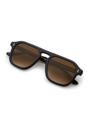 Krewe Zander Black +Black Tea Sunglasses