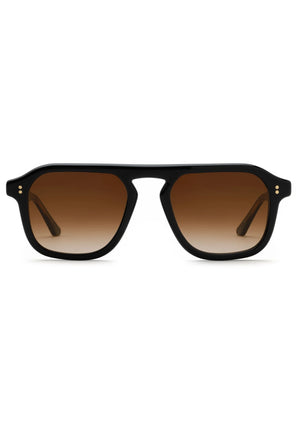 Krewe Zander Black +Black Tea Sunglasses
