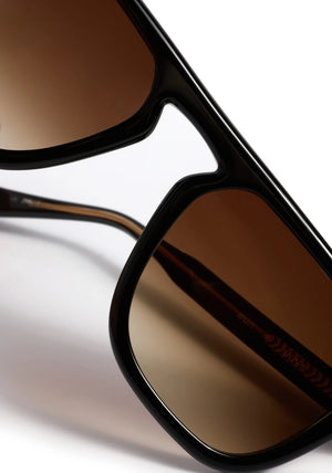 Krewe Zander Black +Black Tea Sunglasses