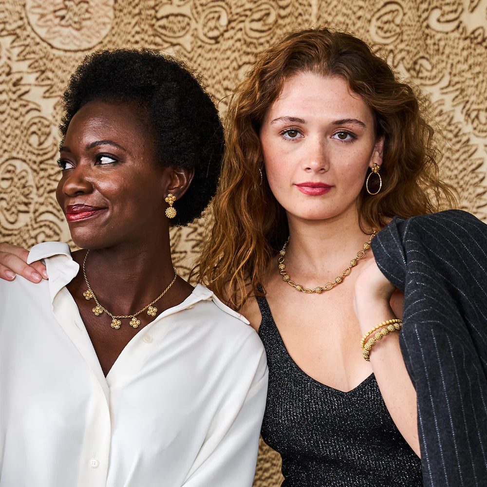 Capucine de Wulf Berry Clover Drop Earrings