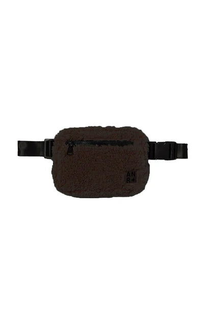 Alp n Rock City Shearling Belt Bag, Coffee