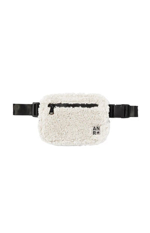Alp n Rock City Shearling Belt Bag, Ivory