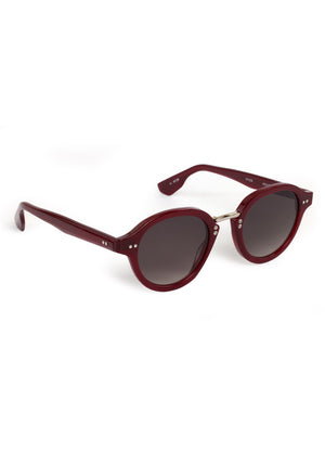Krewe Ashton Brandy Silver Sunglasses