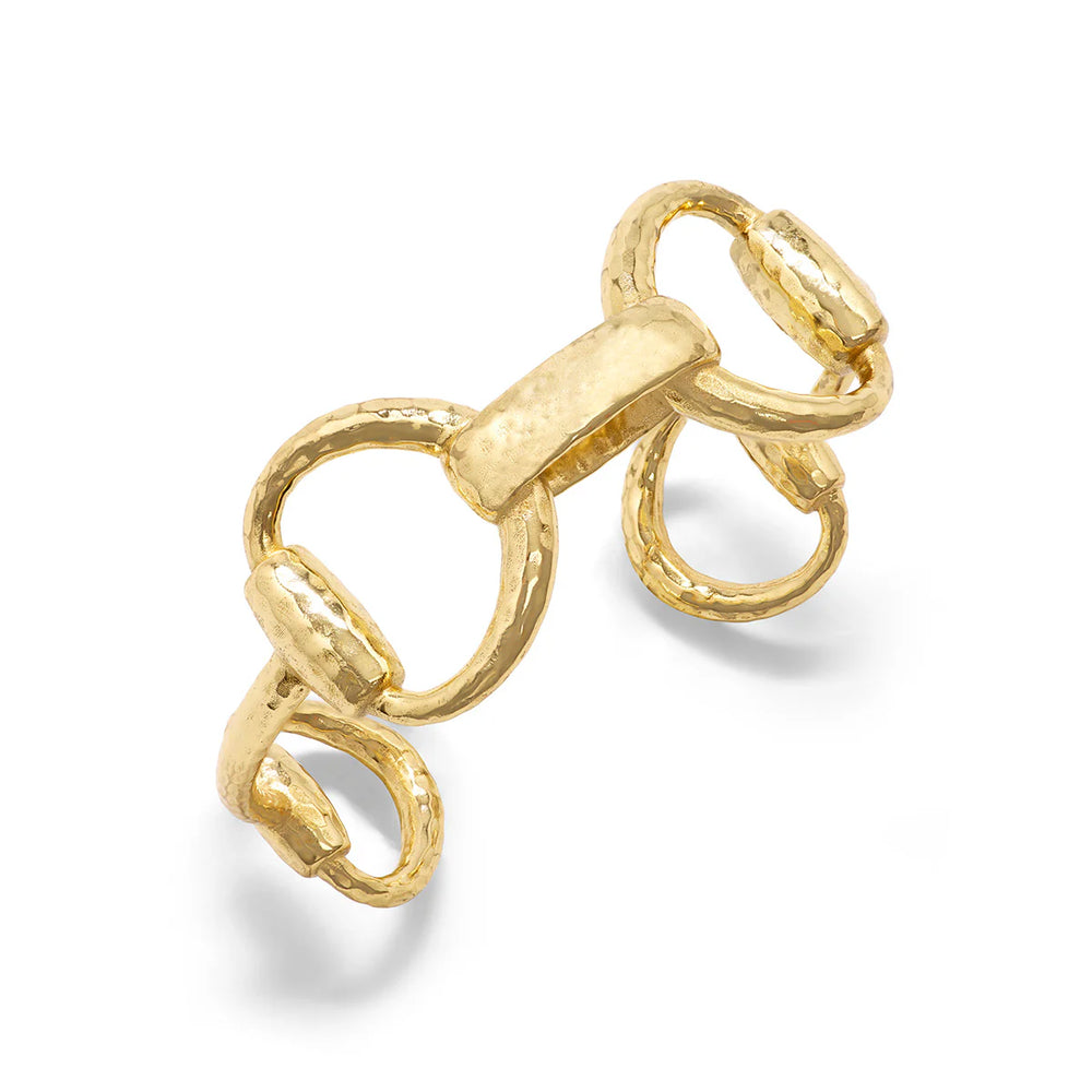 Capucine de Wulf Equestrian Snaffle Bit Link Cuff Bracelet