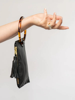 Beau & Ro Acrylic Ring Wristlet, Available in 7 Colors