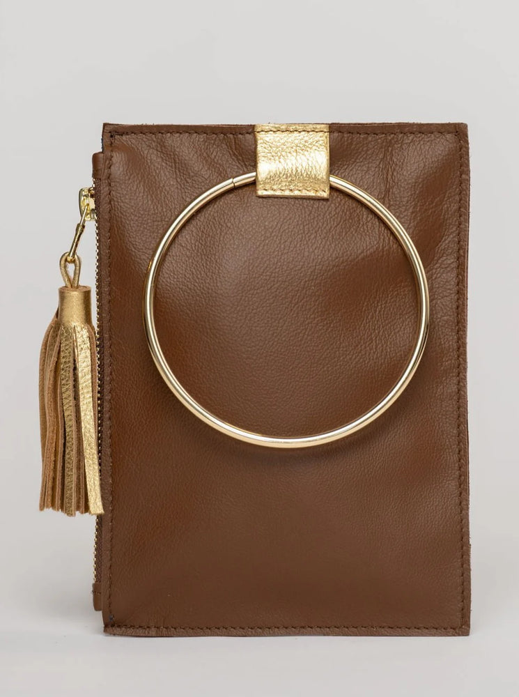 Beau & Ro Metal Ring Wristlet, Available in 7 Colors