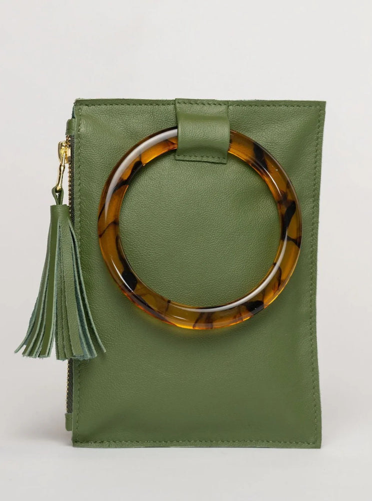 Beau & Ro Acrylic Ring Wristlet, Available in 7 Colors