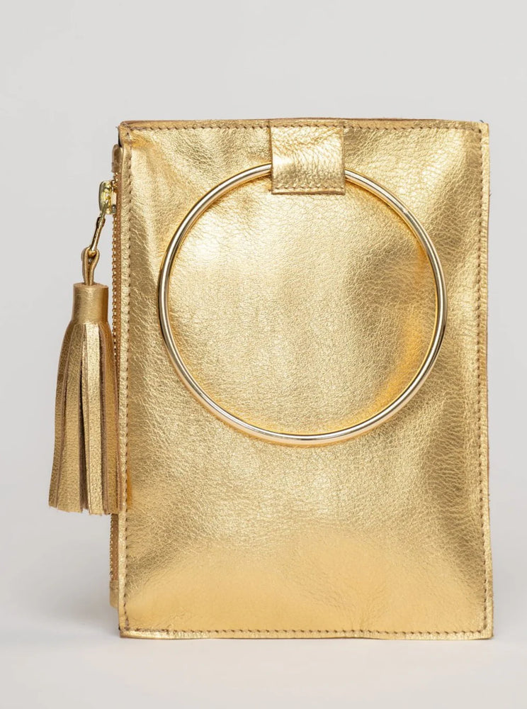 Beau & Ro Metal Ring Wristlet, Available in 7 Colors