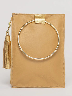 Beau & Ro Metal Ring Wristlet, Available in 7 Colors