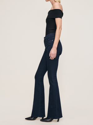 DL1961 Bridget Boot: High Rise Instasculpt 34", Flatiron