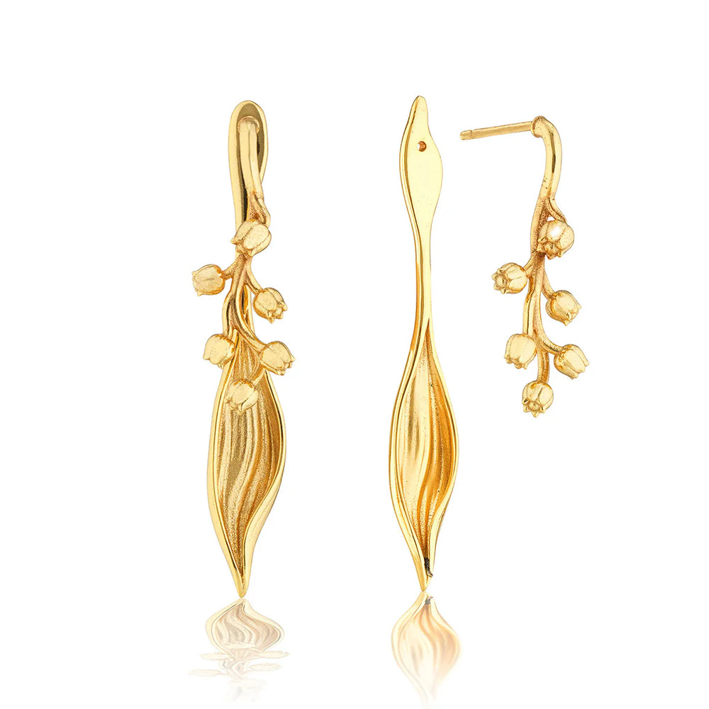 Capucine de Wulf Meadow Lily of the Valley Convertible Earrings