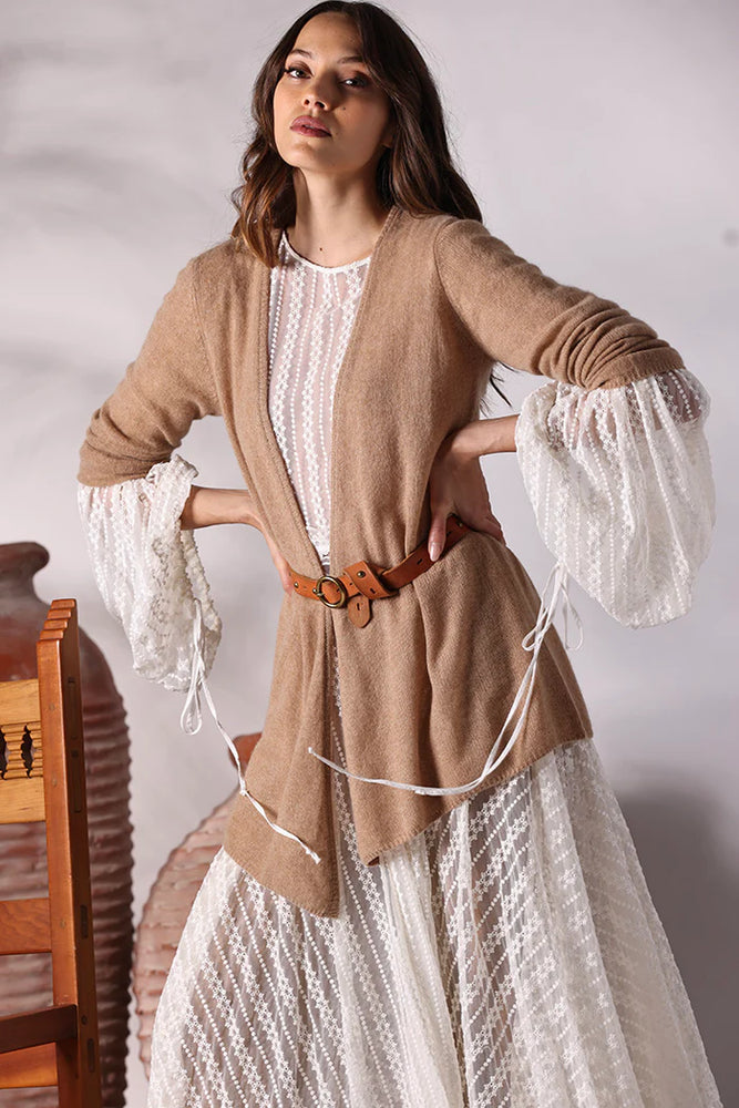 
            
                Load image into Gallery viewer, Minnie Rose Cashmere Duster
            
        