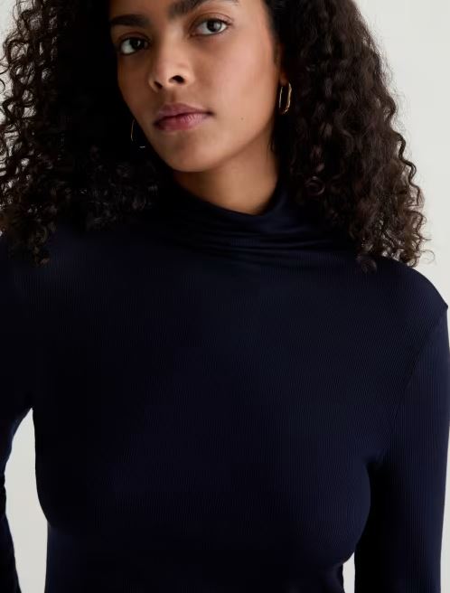 AG Jeans Chels Turtleneck, Deep Trenches