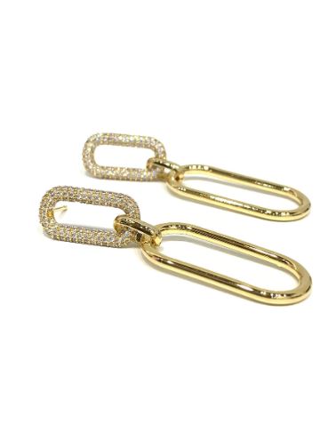 Theia Jewelry Dahlia Triple Link Earrings