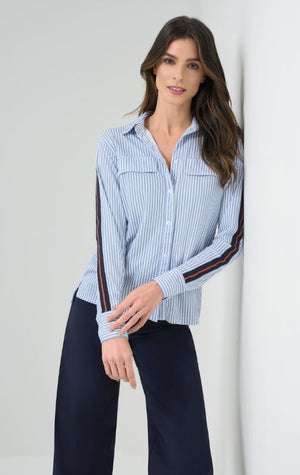 Anatomie Dream Striped Button DownShirt