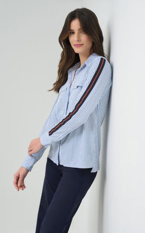 Anatomie Dream Striped Button DownShirt