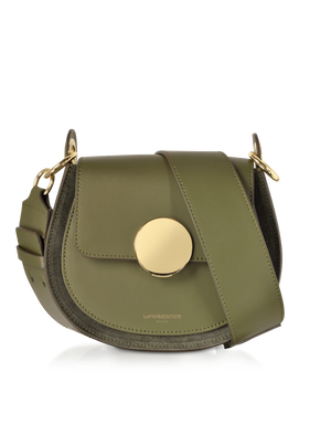 LeParmentier Yucca Handbag, Military Green