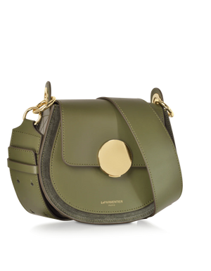 LeParmentier Yucca Handbag, Military Green