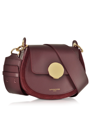 LeParmentier Yucca Handbag, Burgundy